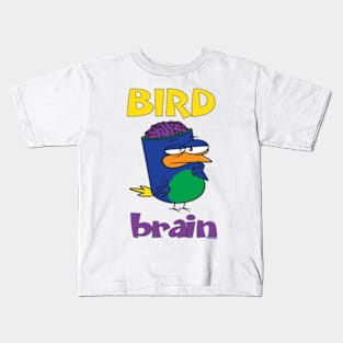 Birdbrain Design for Bird Lovers Kids T-Shirt